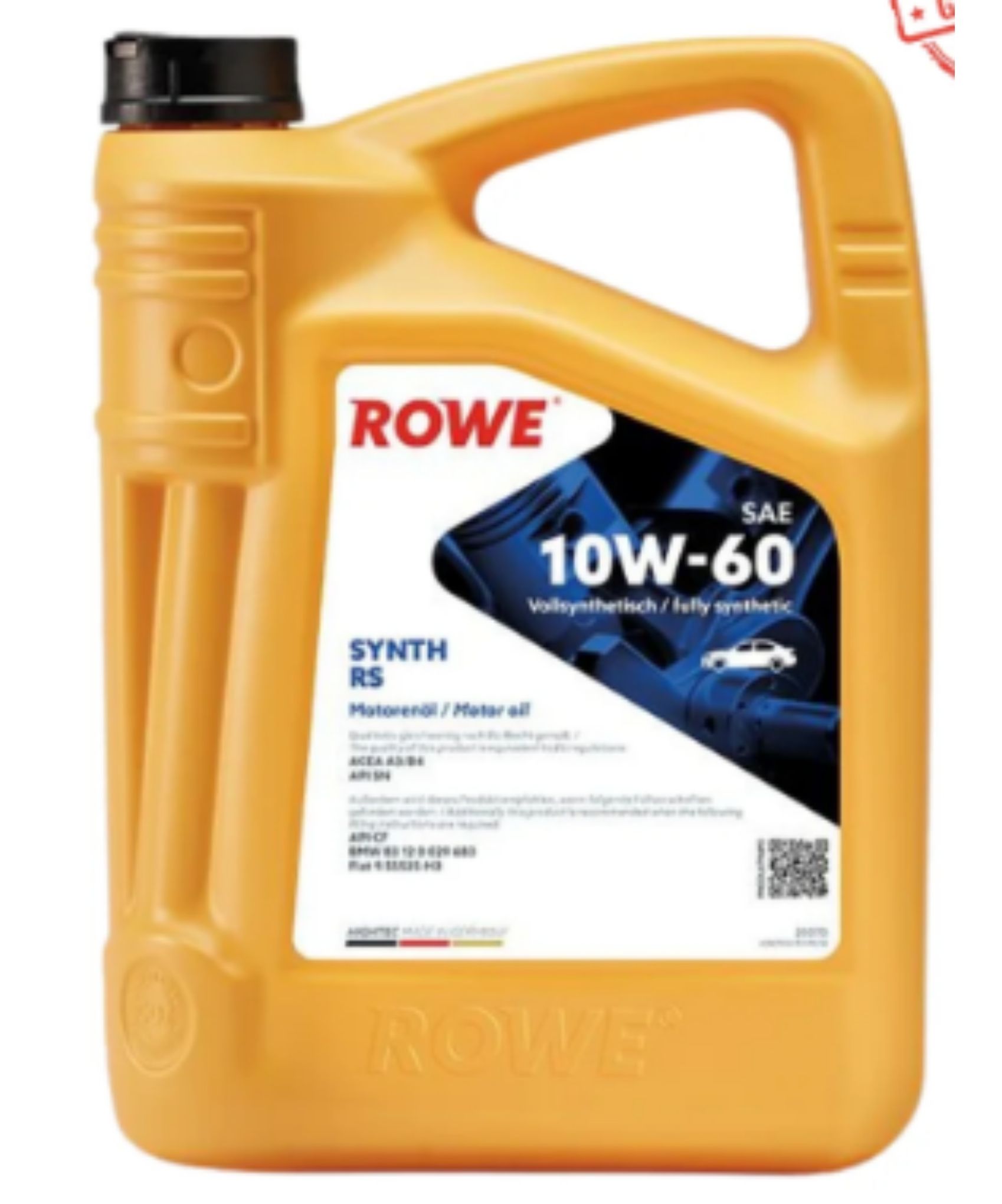 ROWE HIGHTEC SYNTH RS SAE 10W60 5 Litre